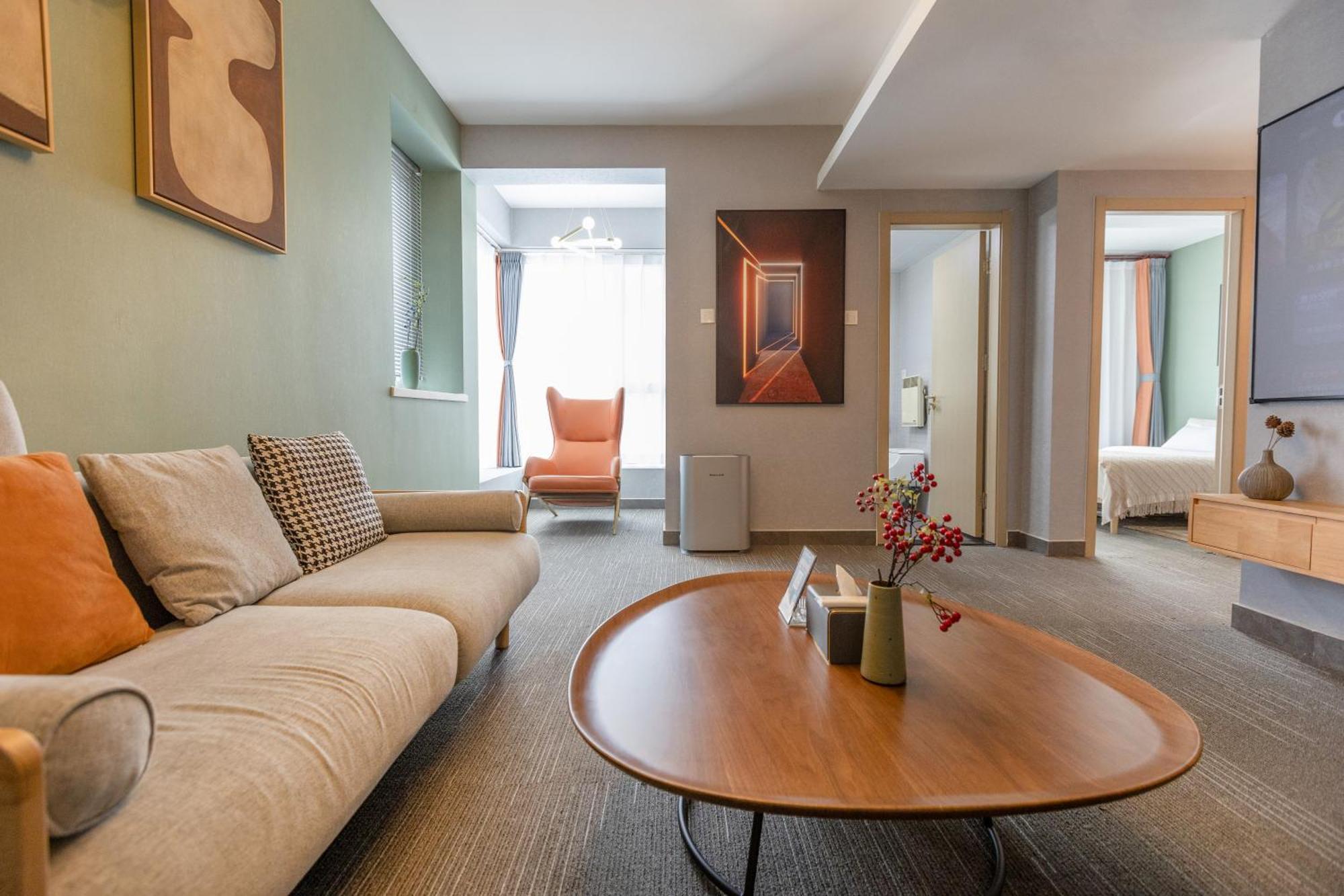 Yise Serviced Apartment -Beijing Cctv Shop Buitenkant foto